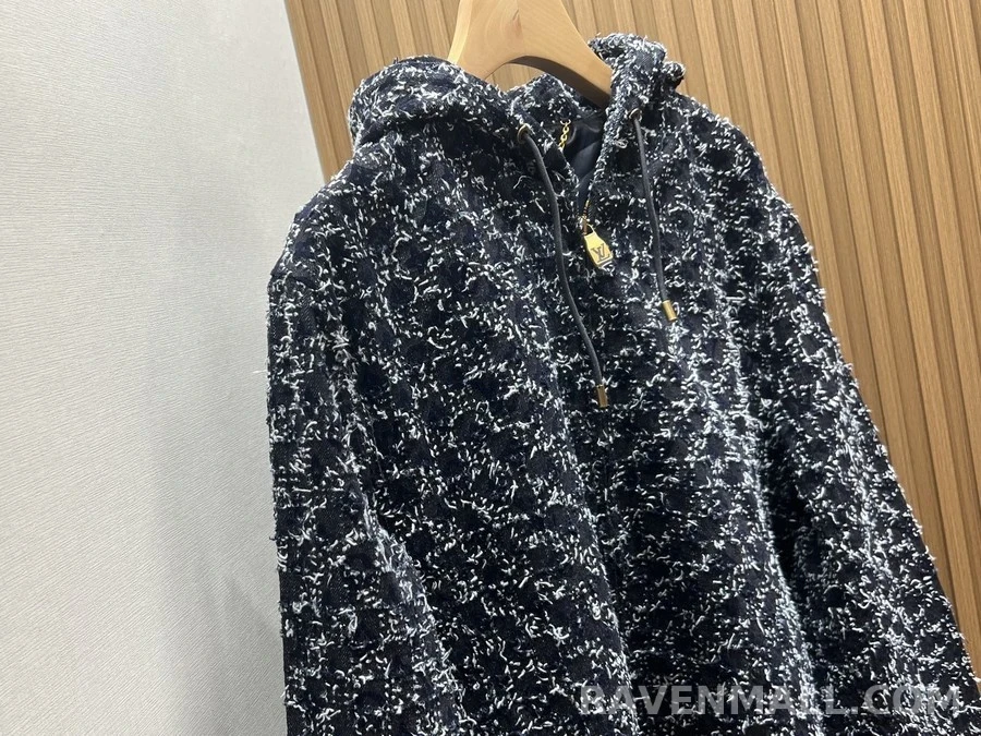 루이비통 루이비통 텍스처 후드 자켓 상세 이미지