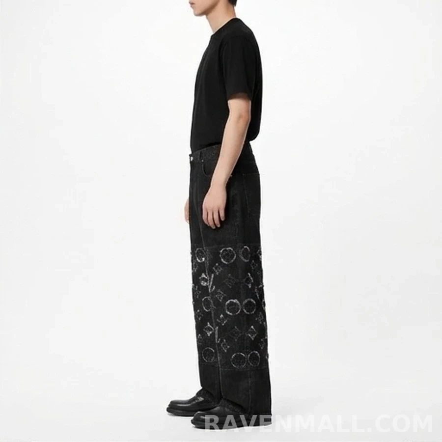 루이비통 루이비통 톤 모노그램 데님 상세 이미지
