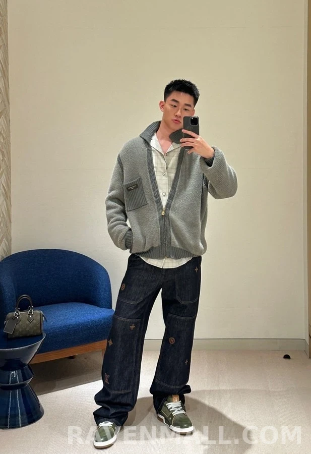 루이비통 루이비통 투톤 설닐 집업 셔츠 상세 이미지