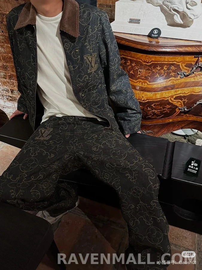 루이비통 루이비통 팀버랜드 덩굴 자수 데님 자켓 상세 이미지