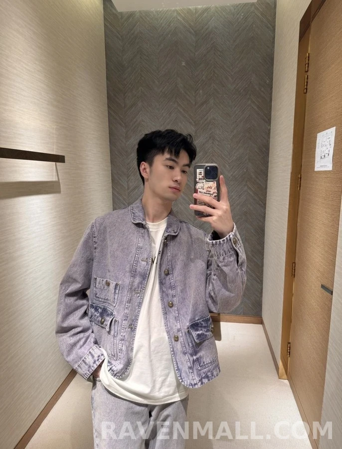 루이비통 루이비통 페이디드 데님 워크웨어 자켓 상세 이미지
