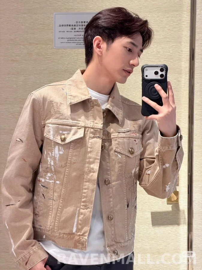 루이비통 루이비통 페인트 스플래터 코튼 자켓 상세 이미지