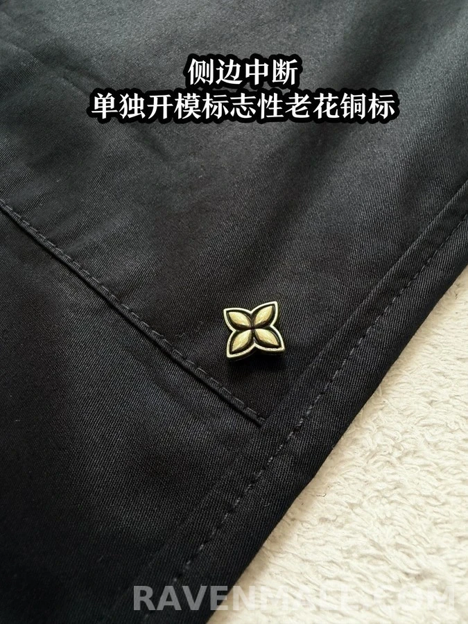 루이비통 루이비통 플라워 리벳 스트레이트 팬츠 상세 이미지