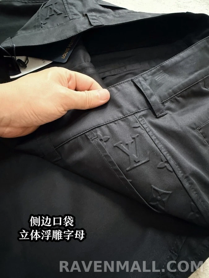 루이비통 루이비통 플라워 리벳 스트레이트 팬츠 상세 이미지