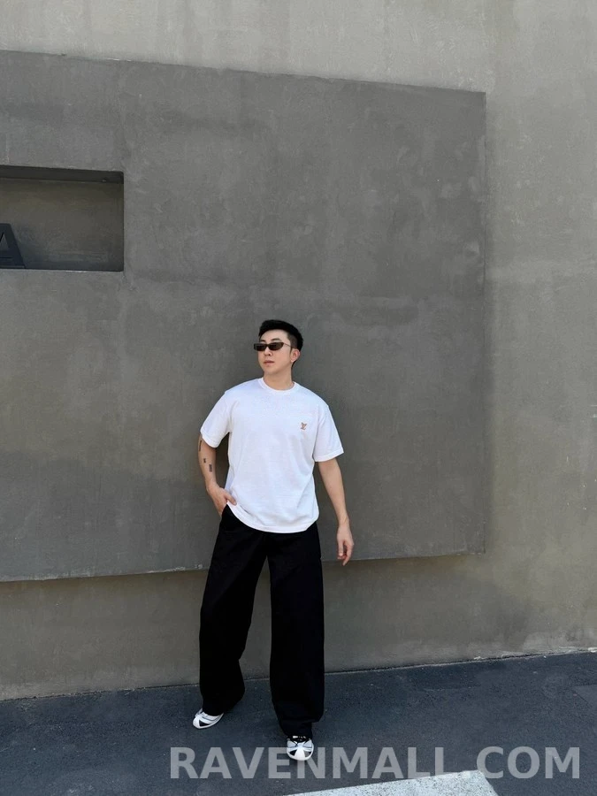 루이비통 루이비통 플라워 리벳 스트레이트 팬츠 상세 이미지