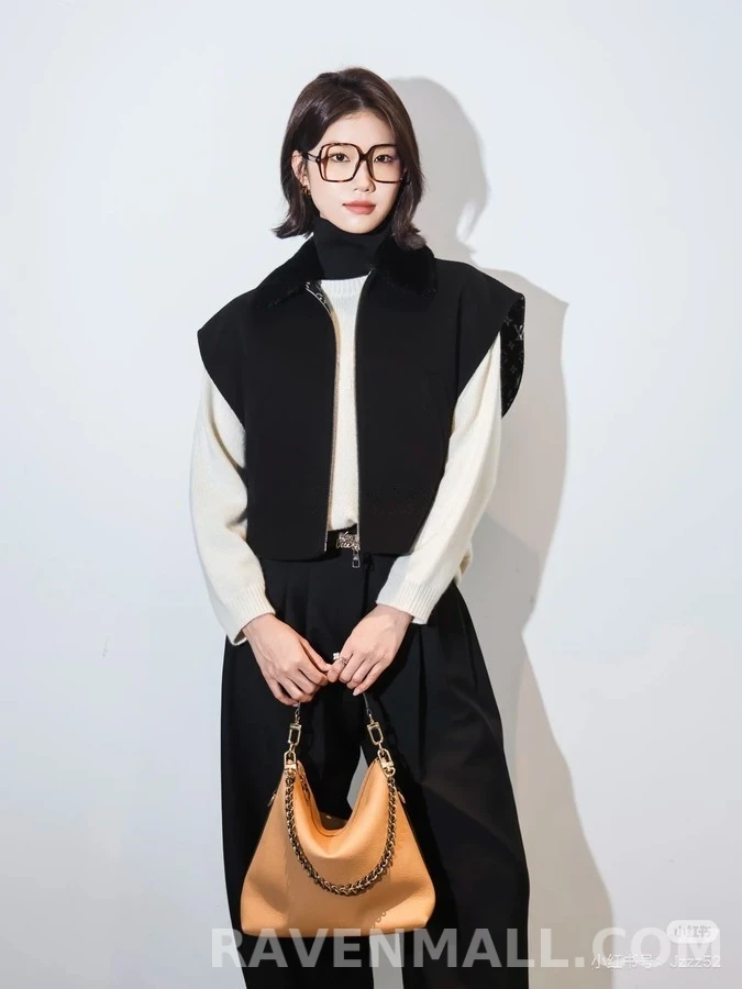 루이비통 루이비통 하이웨이스트 플리츠 팬츠 상세 이미지