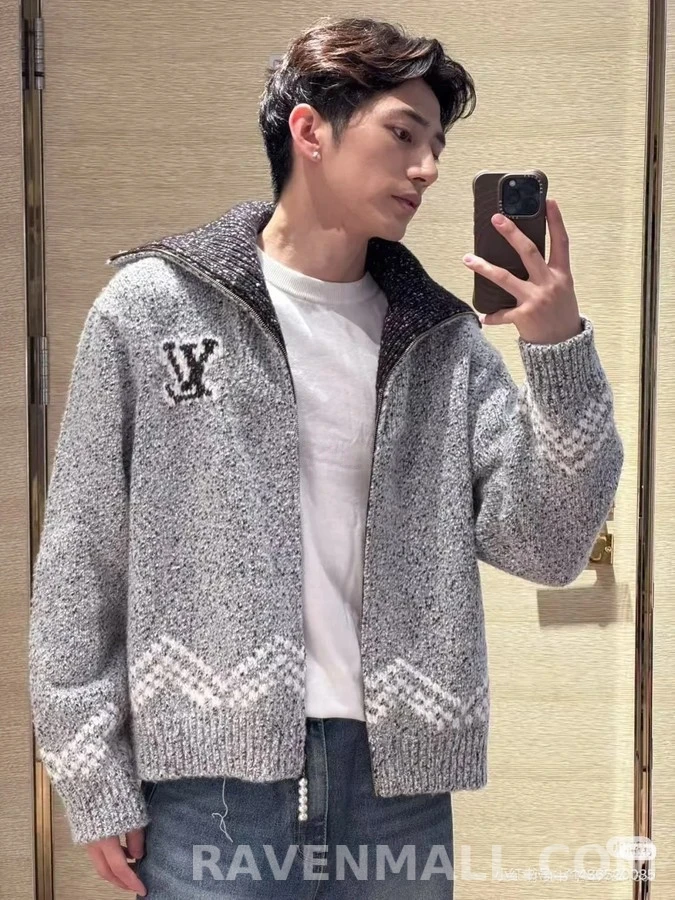 루이비통 루이비통 Nigo 낚시 니트 가디건 상세 이미지