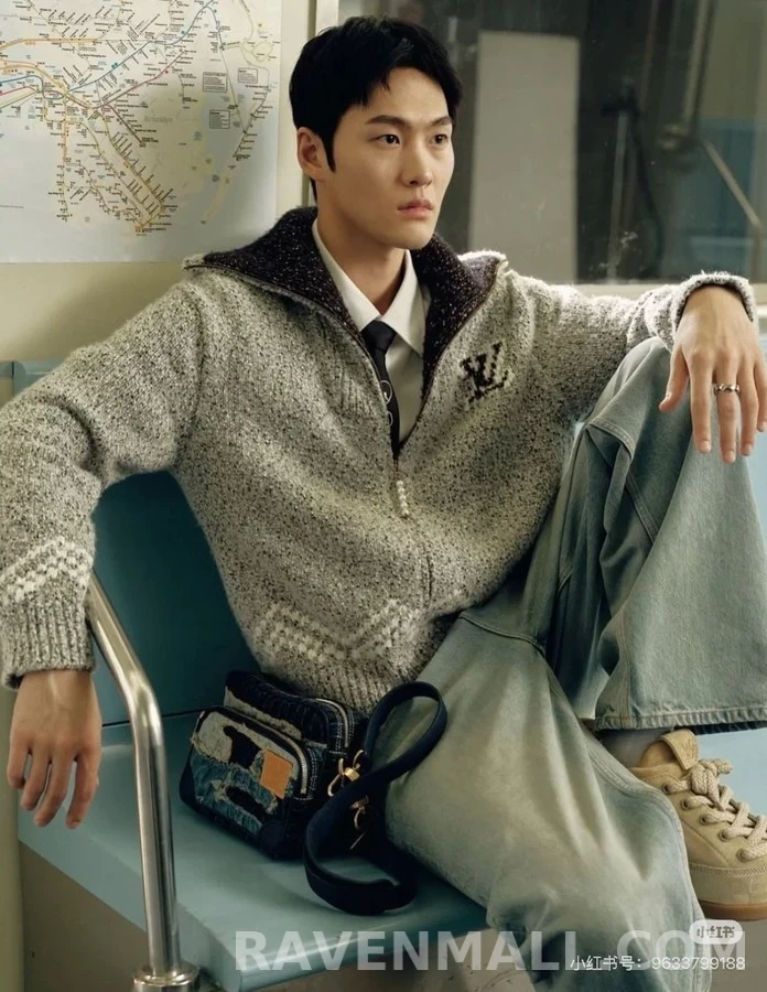 루이비통 루이비통 Nigo 낚시 니트 가디건 상세 이미지
