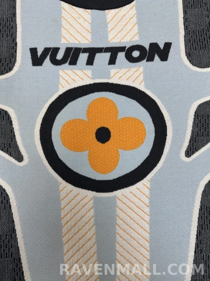 루이비통 루이비통 Vuitton 로고 모노그램 자카드 니트 상세 이미지