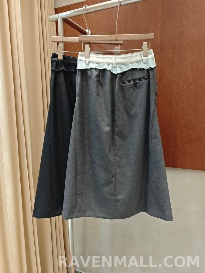 메종 마르지엘라 메종마르지엘라 데님 하이웨이스트 스커트 상세 이미지