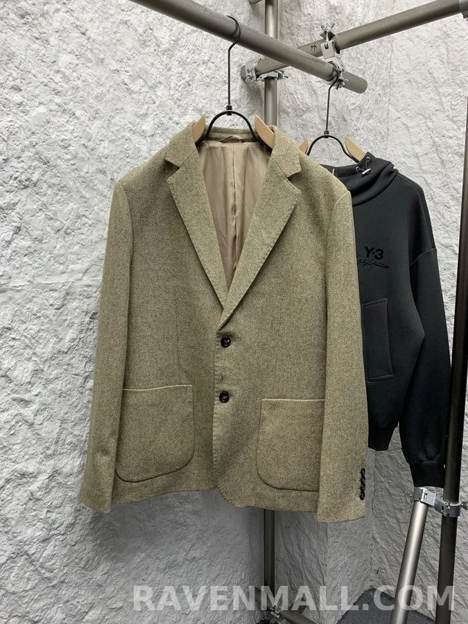 메종 마르지엘라 메종마르지엘라 울 혼방 트위드 블레이저 상세 이미지
