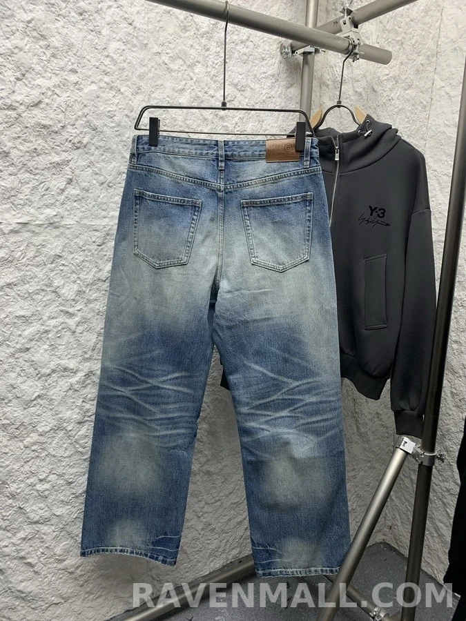 메종 마르지엘라 메종마르지엘라 워싱 스트레이트 데님 팬츠 상세 이미지