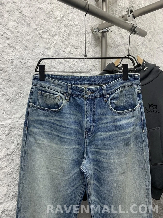 메종 마르지엘라 메종마르지엘라 워싱 스트레이트 데님 팬츠 상세 이미지