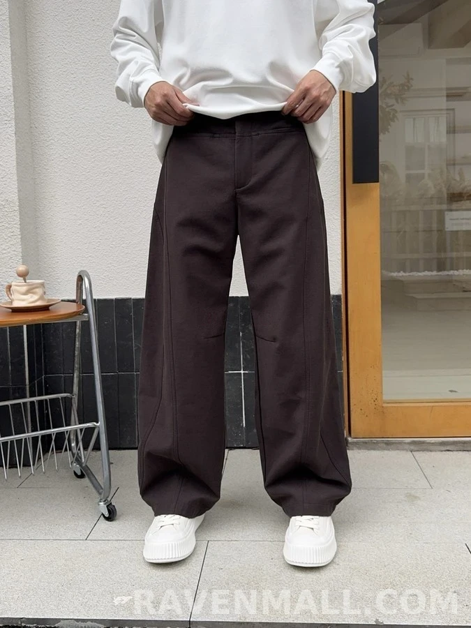메종 마르지엘라 메종마르지엘라 커팅 디테일 와이드 팬츠 상세 이미지