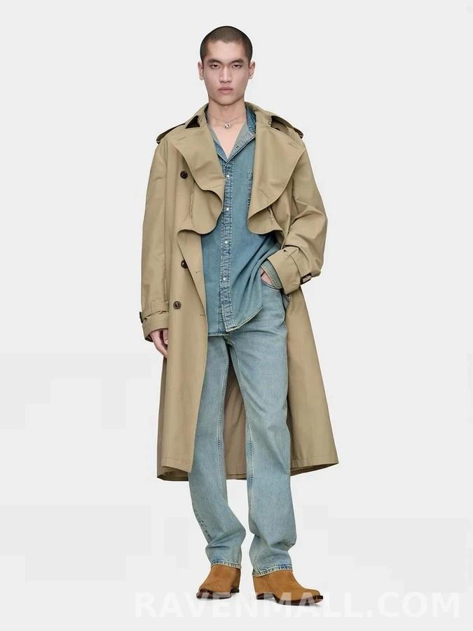 메종 마르지엘라 메종마르지엘라 코팅 스트레이트핏 데님 팬츠 상세 이미지