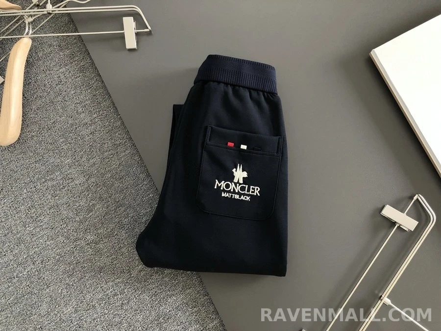 몽클레어 몽클레어 로고 밴딩 트레이닝 팬츠 상세 이미지