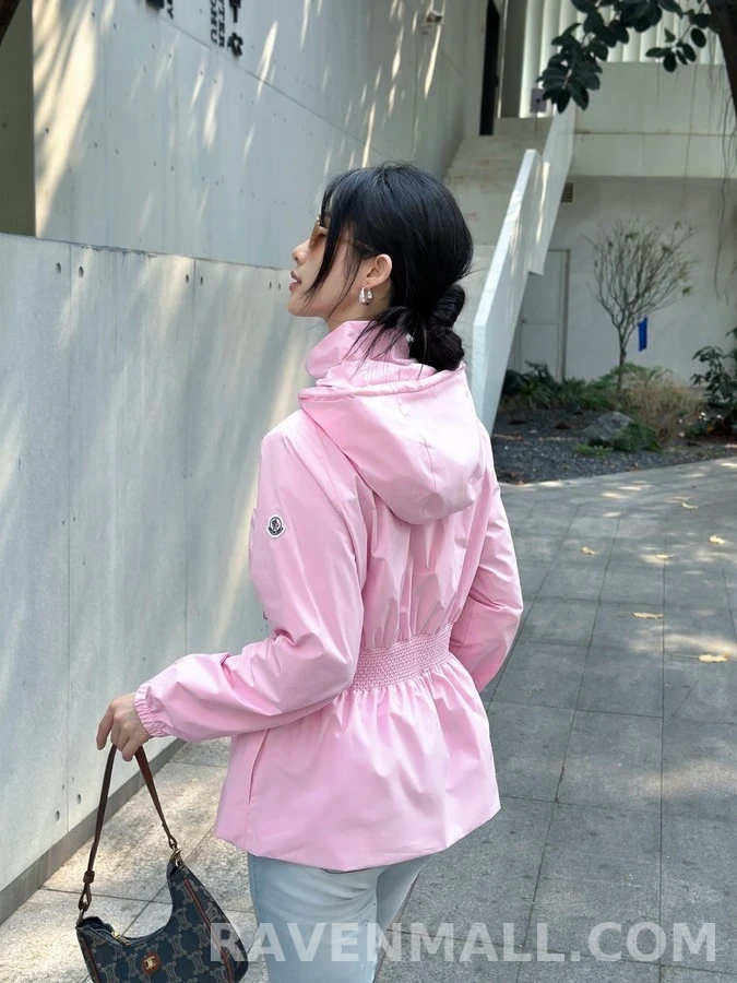 몽클레어 몽클레어 셔링 허리 후드 바람막이 상세 이미지