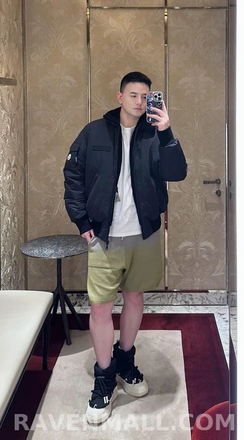 몽클레어 몽클레어 테디 퍼 칼라 양면 항공 패딩 상세 이미지
