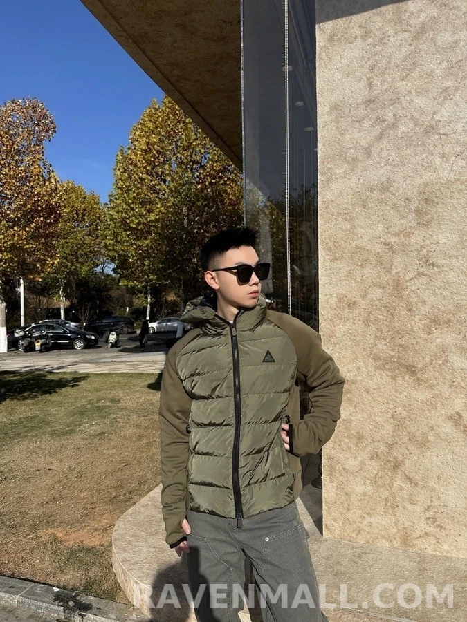 몽클레어 몽클레어 패치워크 다운 후드 집업 상세 이미지