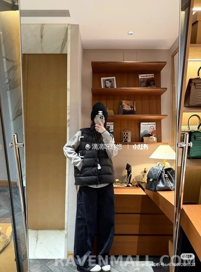 몽클레어 몽클레어 하이넥 패딩 베스트 상세 이미지