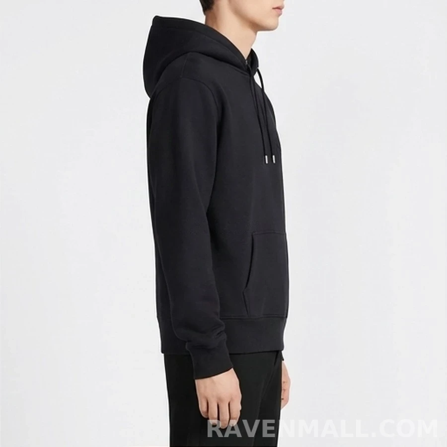 디올 디올 리본 로고 연기 후드 맨투맨 상세 이미지