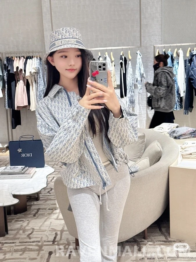 디올 디올 오블리크 패턴 재킷 상세 이미지