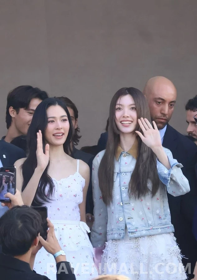 디올 디올 장미 자수 데님 자켓 상세 이미지