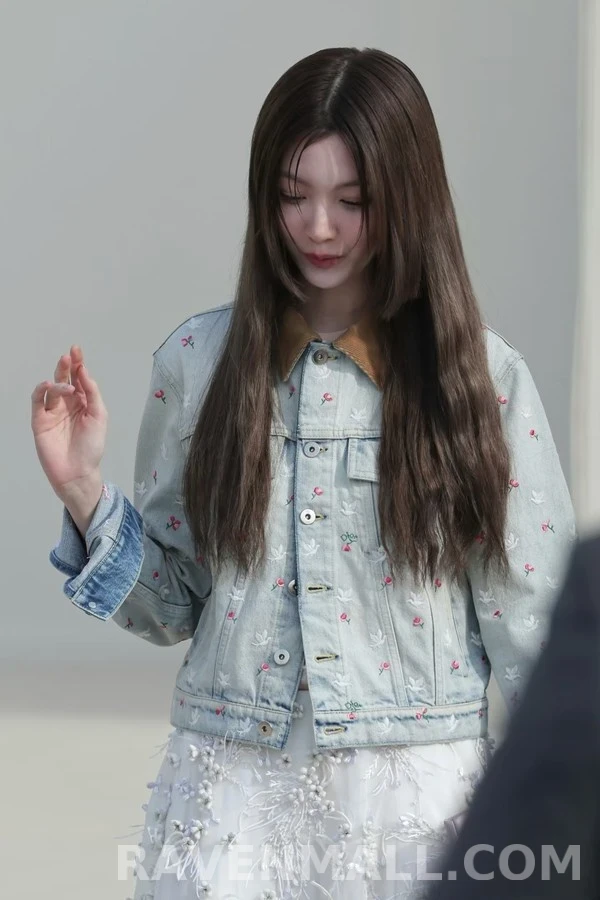 디올 디올 장미 자수 데님 자켓 상세 이미지