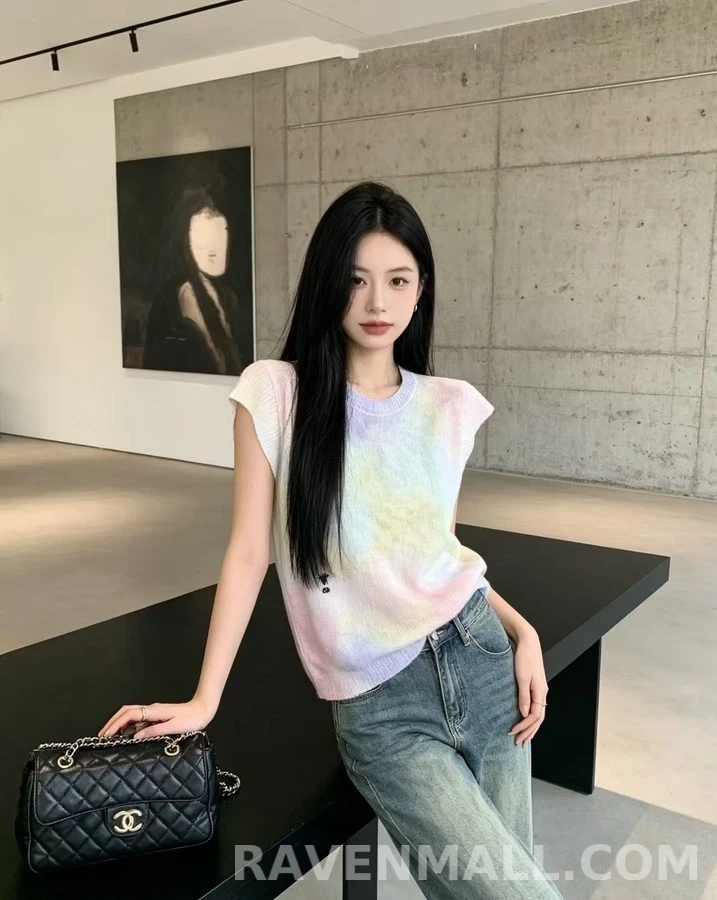디올 디올 타이다이 니트 베스트 상세 이미지