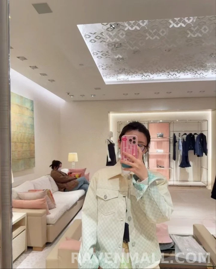 루이비통 루이비통 다미에 그라데이션 자카드 데님 자켓 상세 이미지