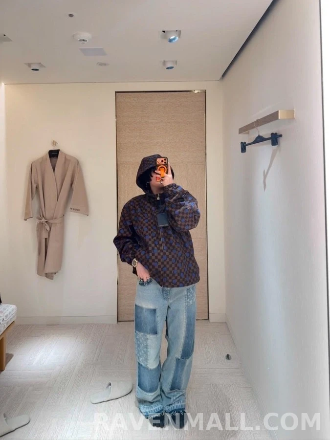 루이비통 루이비통 다미에 도트 방풍 자켓 상세 이미지