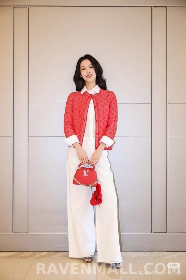 루이비통 루이비통 모노그램 라운드넥 가디건 상세 이미지