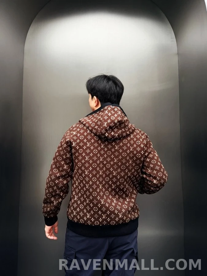 루이비통 루이비통 모노그램 연결 후드 집업 상세 이미지
