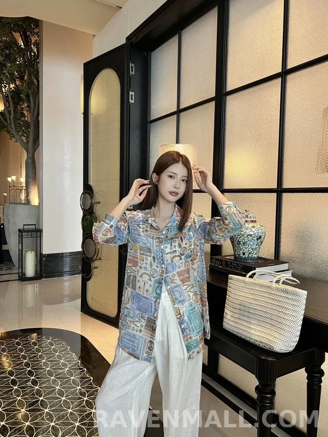 루이비통 루이비통 모노그램 패턴 셔츠 상세 이미지