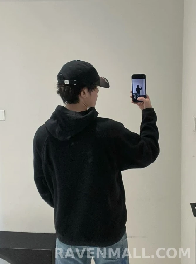 크롬하츠 크롬하츠 가죽 크로스 플리스 후드티 상세 이미지