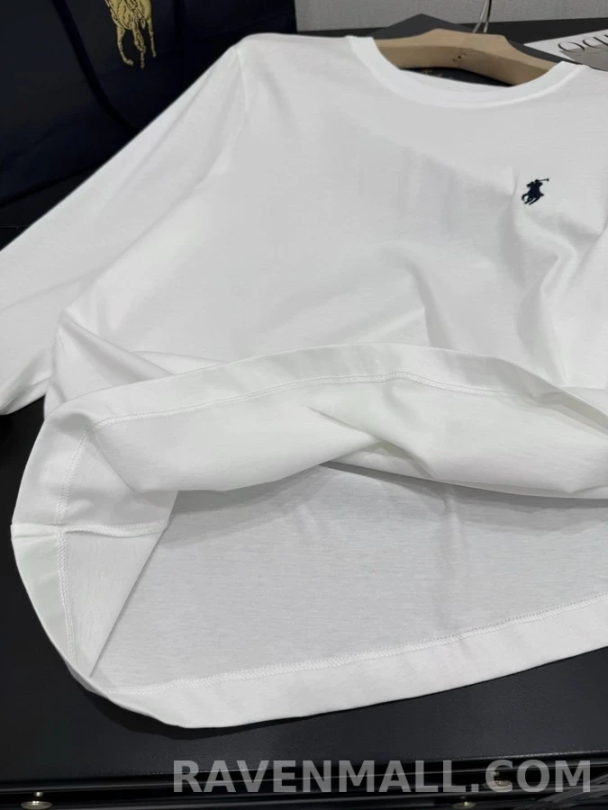 폴로 랄프 로렌 폴로 랄프 로렌 포니 자수 긴팔 티셔츠 상세 이미지
