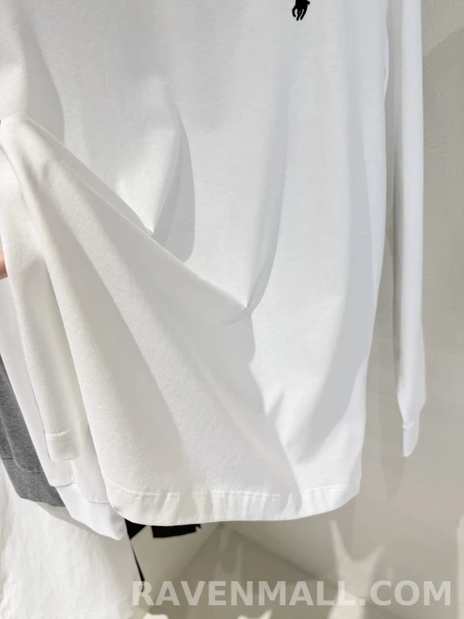 폴로 랄프 로렌 폴로 랄프 로렌 포니 자수 긴팔 티셔츠 상세 이미지