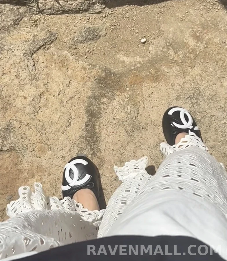 샤넬 샤넬 로고 플랫 상세 이미지