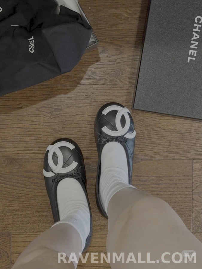 샤넬 샤넬 로고 플랫 상세 이미지