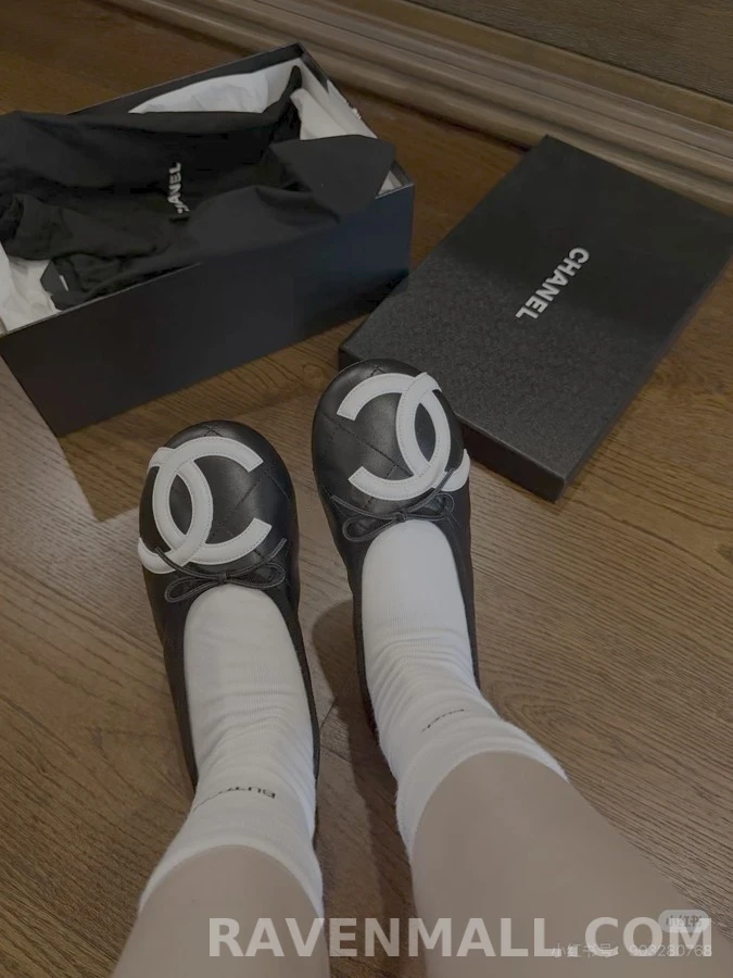 샤넬 샤넬 로고 플랫 상세 이미지