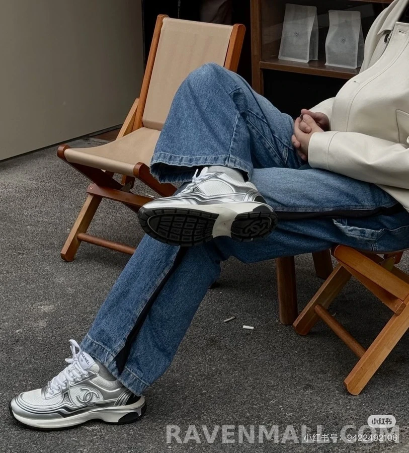샤넬 샤넬 메탈릭 배색 스니커즈 상세 이미지