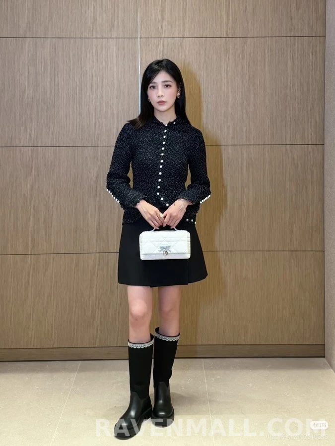 디올 디올 레이스 디테일 하이탑 부츠 상세 이미지