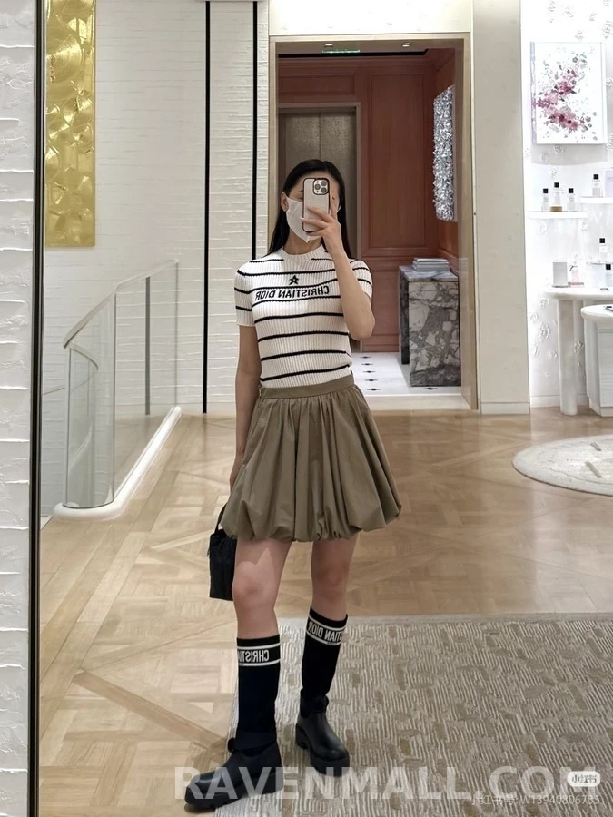 디올 디올 레이스 디테일 하이탑 부츠 상세 이미지