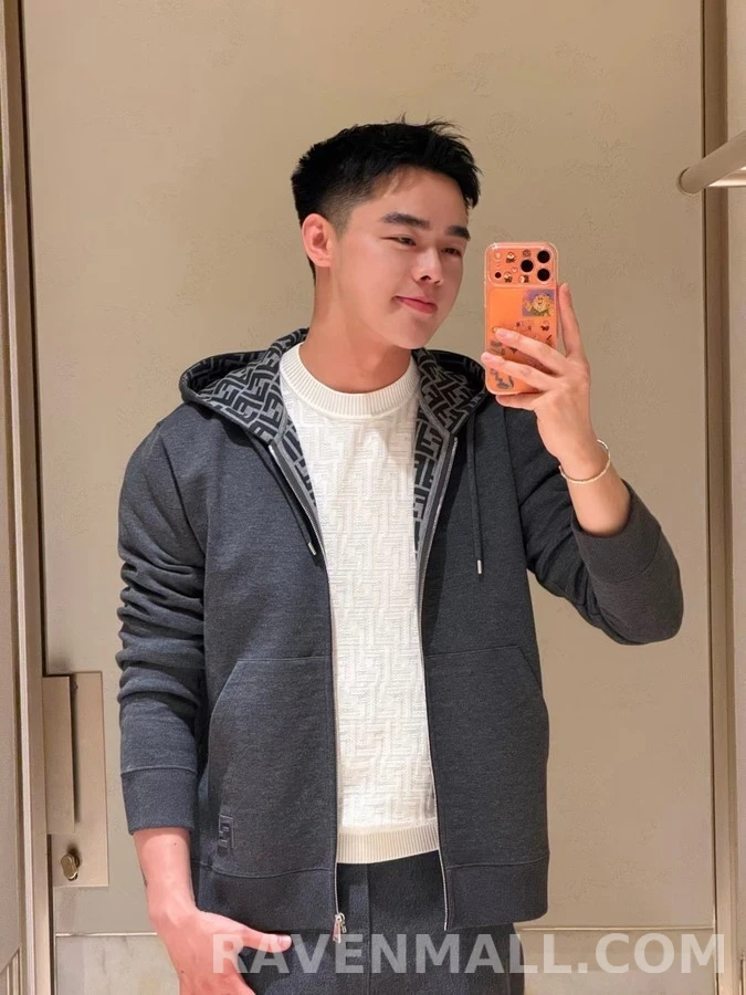 펜디 펜디 패턴 후드 집업 상세 이미지