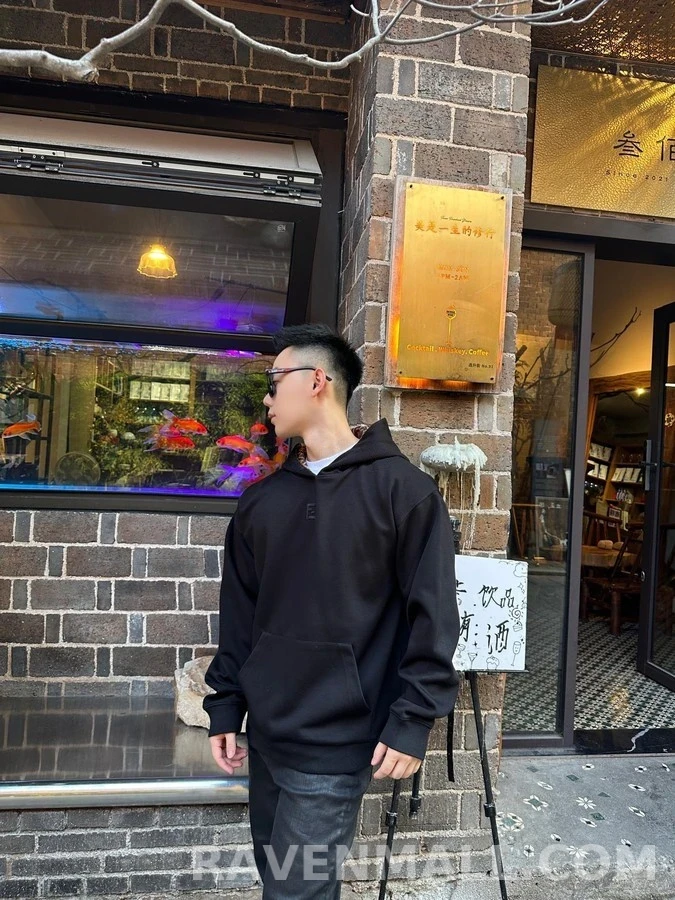 펜디 펜디 로고 자수 후드 상세 이미지