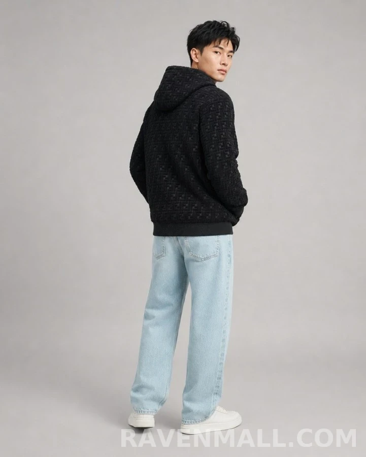 펜디 펜디 엠보싱 후드 집업 상세 이미지