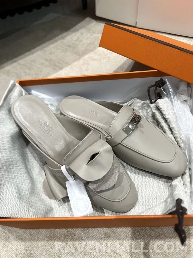 에르메스 에르메스 오즈 버클 레더 뮬 상세 이미지