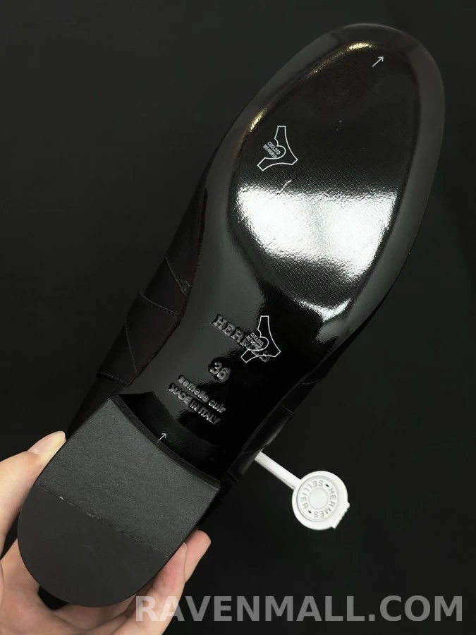 에르메스 에르메스 가죽 벨트 버클 부츠 상세 이미지