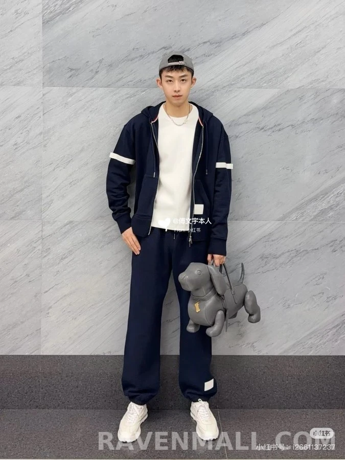 톰브라운 톰브라운 포바 스트라이프 후드 집업 상세 이미지