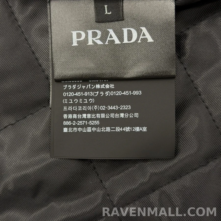 프라다 프라다 재생 나일론 셔츠 재킷 상세 이미지